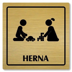 Herna, 100x100mm, zlatá, Arizona